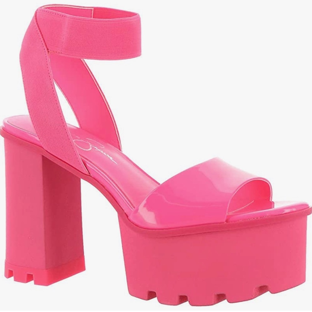 Jessica Simpson Women's Skylir platform Heel Sandals 7